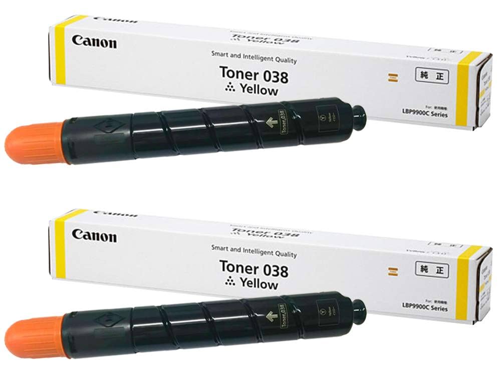 Amazon | キヤノン トナー038 イエロー TONER 038 Y 純正 2本